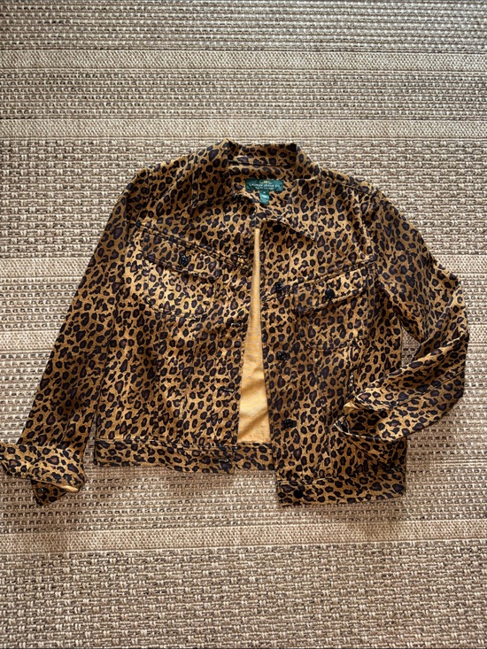 Ralph Lauren Jackets & Blazers - Lauren Jeans Co. Ralph Lauren Leopard Print Jacket - Brown & Black Animal Print